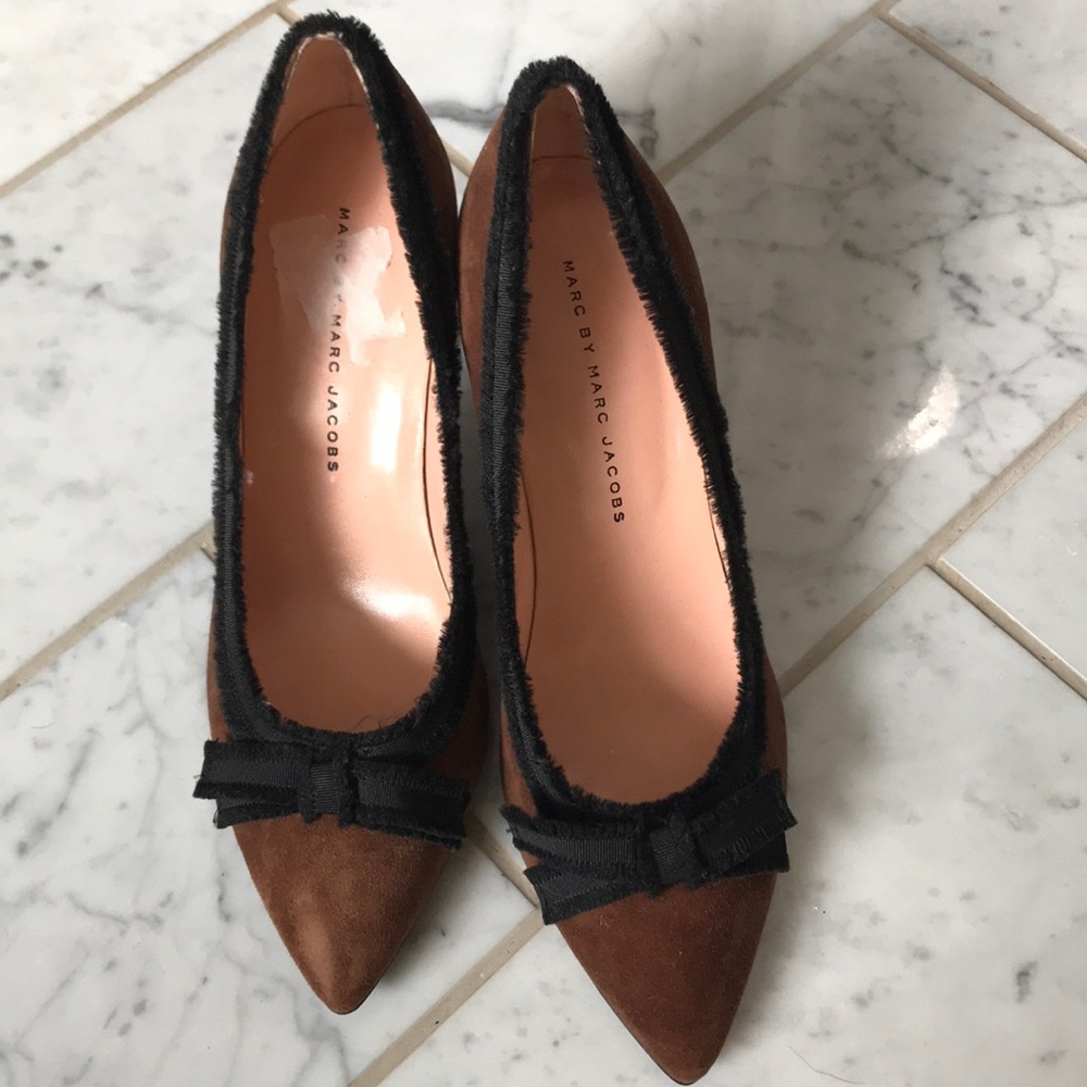 Marc by Marc Jacobs suede heels